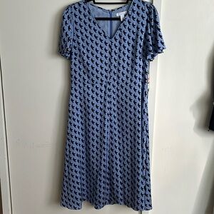 Nordstrom silk midi dress